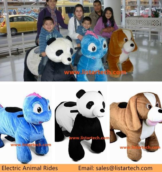 Ride on Animal Rides Electric Rechargeable Pony Cycle in Mall, Hit with Kids &