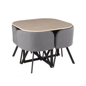 Quality Anti Collision Kitchen Dining Room Table Set 100*100*75cm rectangle Dining Counter Height Table wholesale