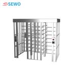 Double Door Full Height Turnstile Semi Automatic Rotating Turnstile