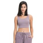 Latest U-Shaped Elastic Women Sports Bra Wide Strap Female Fitness Tank Top With