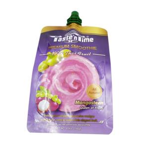 Quality Low-cost wholesale liquid bags Juice self-supporting plastic bags digital printing logo wholesale