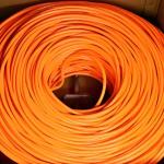 100MHz 500Ft CAT5E SFTP Lan Cable 24AWG With Orange LSZH Jacket