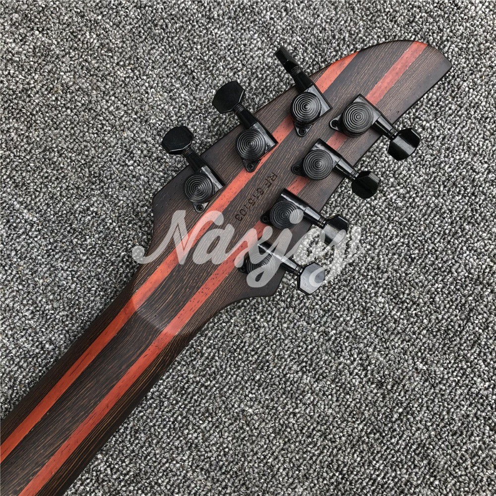 7 strings Mayones blue burst electric Guitar Ebony Fretboard locking Tuners Bolt-on OM logo mayones Duvell electric guit