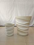 Modern Fiberglass Flower Pots For Indoor Outdoor Home Garden Decoration