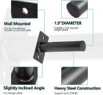 Gym Equipment Steel Kettlebell Organizer Rack for Wall Mounted Weight Plate Pin