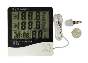 Quality White Color Digital Weather Thermometer , Digital Indoor Outdoor Thermometer wholesale