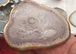 Modern Natural Stone Crafts Colorful Agate Stone Slice Coasters For Decoration