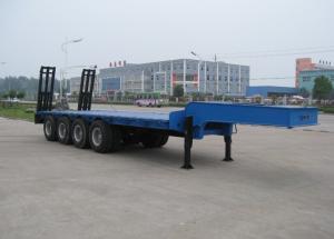 Quality ABS Anti-lock Braking System Low Bed Semi Trailer 80 Tons Payload 3 /4axles wholesale