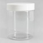 Transparent Snacks Storage 83mm 250ml Empty Cosmetic Containers
