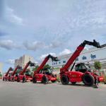 Hydraulic Telescopic Handler Forklift Self Adaptability Mini Telescopic Forklift