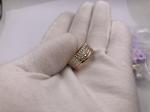 diamonds ring 18kt gold with yellow gold or white gold
