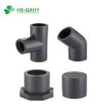 Middle East Market White UPVC Tee for Plastic ASTM Sch80 PVC Pipe Fitting Direct