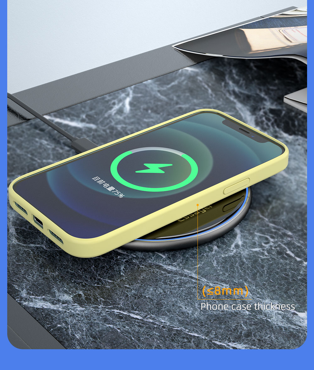 Lamp Desktop Magnetic Wireless Charger 15W For Ip 12 HUAWEI XIAOMI
