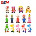 Factory custom plastic pvc vinyl fugure toys Custom Kawaii Figure Mario
