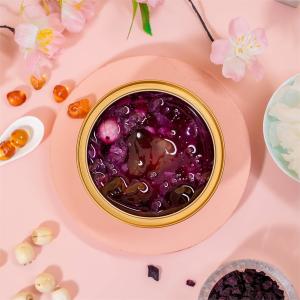 Quality Purple Sweet Potato Peach Gum Tremella Soup Light Dessert 168g 228g wholesale