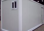 White Color Modular Container House 6000mm * 3000mm * 3000mm With Sliding Window