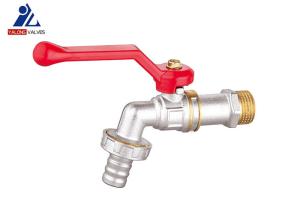 Quality Aluminum Handle Brass Bibcock Valve ISO228 Ball Valve O Ring wholesale