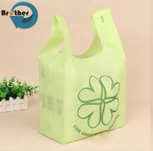 Quality Promotional PP Non Woven TNT Bags/Polypropylene Nonwoven T Shirt Bags Bag/T-Shirt Non-Woven Vest wholesale