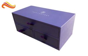 Quality Purple Display Luxury Gift Boxes Custom with Oval / Square / Circular wholesale