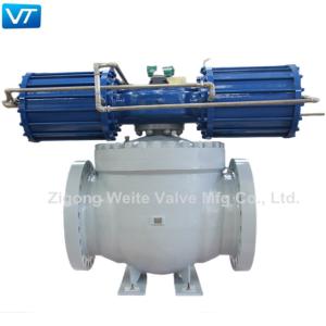 Quality 24&quot; 600LB Top Entry Trunnion Mounted Ball Valve Carbon Steel WCB Ball Valve wholesale