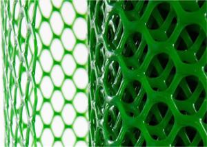 Quality Hexagonal Hole Plastic Mesh Netting Green Color UV Resistance For Poultry Farming wholesale