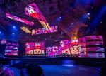 Curved Indoor Outdoor Stage Rental LED Displays Smd Full Color 250x250mm
