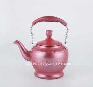 China 14cm,16cm.18cm Household supplies european royal red color teapot stainless steel coffee pot with tea infuser on sale