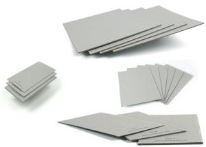 Quality Recycled Thick Compress Paper 1800gsm Grey Chipboard Sheets wholesale
