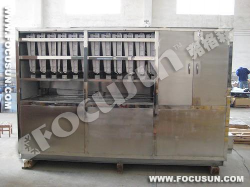 PLC Core Components Commercial Square Cube Ice Maker Machine for Ice and 380v Voltage