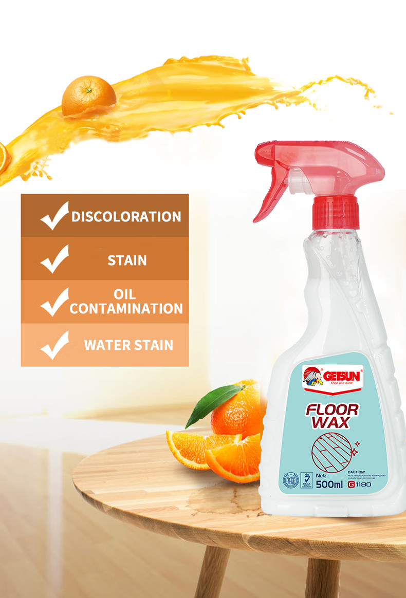 Commercial Anti Slip Furniture Protectant Hardwood Floor Wax Polish Spray
