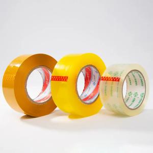 Quality Customized Packaging Adhesive Shipping Tape Clear Yellow Plastic BOPP Packing Tape wholesale