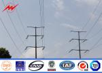 43m Utility Power Poles Hot Dip Galvanized Steel For 10kv-550kv Electric