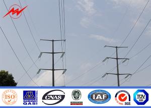 Quality 15m Tapered Conical Steel Transmission Poles , Electric Telescoping Pole wholesale