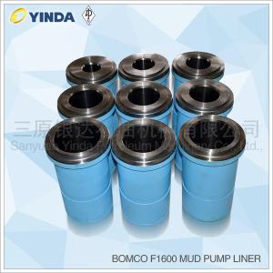 Quality Bomco F1600 Triplex Mud Pump Liner Chromium Content 26-28% HRC Hardness wholesale
