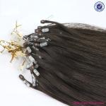 Micro Loop Hair Extensions , 100% Human Clip In Natural Hair Extensions