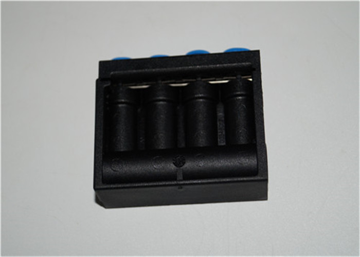Black Solenoid Valve For Pneumatic Actuator , Miniature Solenoid Valve VABF-CB-12-V1P4-Q4-Q6