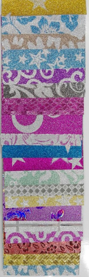 New color glitter printed for shopping handbag with your logo