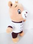 Good Plush Cooker Bear Stuffed Toy White Cloth PP Cotton Inside New Interest