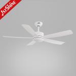 Living Room 52 Inch Large Air Flow LED Ceiling Fan ABS Blade Body LED Lamp