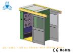 Personal Interlocked Air Shower Room Auto Single - Leaf Slidng Doors For 2