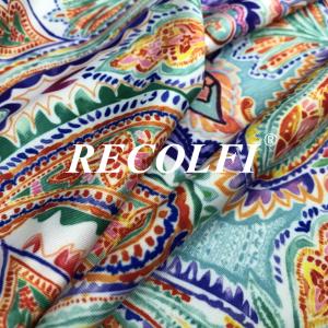 Quality Oeko Tex Standard 100 Recycled Spandex Fabric Kahki Colors Stock Program wholesale