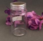 100g Transparent Big Mouth Plastic Screw Top Bottles PET Sub Packed