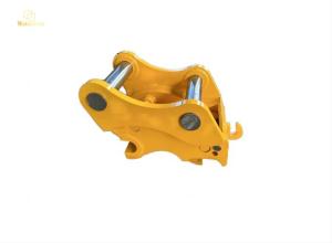 Quality Heavy Duty Hydraulic Quick Hitch Quick Coupler For Excavator 420kg Yellow Color wholesale