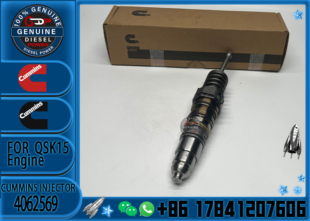 Original Common Diesel injector 4062569 4088723 4928260 4010346 4928264 For QSX15 ISX15 Engine