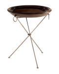 Nordic Style Fashion Metal Leg Hotel Coffee Table Soild Wood Top