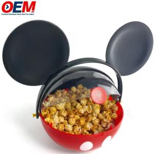 Quality Custom Plastic Popcorn Pop Corn Bucket Movie Cinema Cartoon Character Theater Snack Cup Holder Popcorn Container Bucket wholesale
