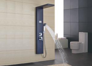Quality Outdoor Free Standing Shower Panel System ROVATE Brushed Surface Finishing wholesale