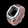 Buy cheap Luxury Metal Apple Watch Case 44mm Silicone Strap For Apple Watch 8 7 6 from wholesalers