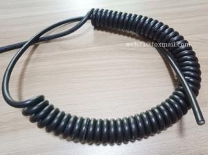 Quality UL20979 PUR Jacketed Transmitter Spiral Curl Cord wholesale