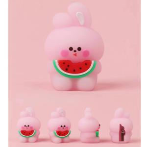 Quality Cute Manual Pencil Sharpener Silicone Stationery For Kids School Home Office Classroom wholesale